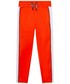 Spodnie Dkny spodnie dziecięce kolor pomarańczowy gładkie