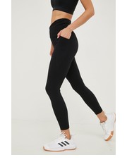 Legginsy legginsy damskie kolor czarny gładkie - Answear.com Dkny