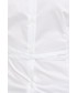 Koszula Trussardi koszula bawełniana damska kolor biały slim z kołnierzykiem klasycznym