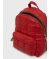 Plecak Trussardi Plecak damski kolor czerwony mały gładki