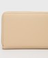 Portfel Trussardi portfel damski kolor beżowy