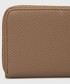 Portfel Trussardi portfel damski kolor brązowy