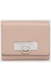 Portfel portfel damski kolor beżowy - Answear.com Trussardi