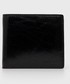 Portfel Trussardi portfel skórzany męski kolor czarny