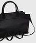 Shopper bag Trussardi torebka kolor czarny