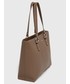 Shopper bag Trussardi torebka kolor brązowy
