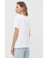 Bluzka Trussardi t-shirt bawełniany kolor biały