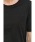 Bluzka Trussardi t-shirt bawełniany kolor czarny