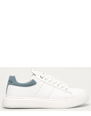 Sneakersy Jeans Buty kolor biały na platformie - Answear.com Trussardi