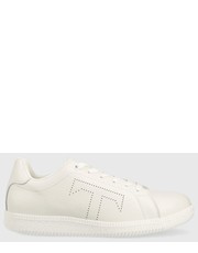 Sneakersy sneakersy skórzane Perldot kolor biały - Answear.com Trussardi