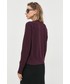 Sweter Trussardi sweter wełniany damski kolor fioletowy lekki