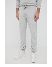 Spodnie męskie spodnie bawełniane męskie kolor szary gładkie - Answear.com Trussardi