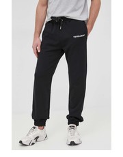 Spodnie męskie spodnie bawełniane męskie kolor czarny melanżowe - Answear.com Trussardi