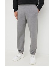 Spodnie męskie spodnie dresowe bawełniane męskie kolor szary melanżowe - Answear.com Trussardi
