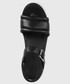 Sandały Ugg sandały skórzane Zayne Ankle Strap damskie kolor czarny