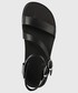 Sandały Ugg sandały skórzane Solivan Strap damskie kolor czarny