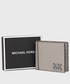 Portfel Michael Kors portfel skórzany męski kolor szary
