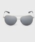 Okulary Michael Kors okulary przeciwsłoneczne damskie kolor srebrny