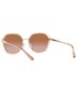 Okulary Michael Kors okulary przeciwsłoneczne damskie kolor brązowy