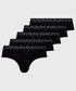 Bielizna męska Michael Kors slipy (5-pack) męskie kolor czarny