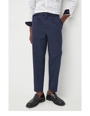 Spodnie męskie spodnie męskie kolor granatowy proste - Answear.com Michael Kors