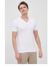 T-shirt - koszulka męska t-shirt bawełniany kolor biały gładki - Answear.com Michael Kors