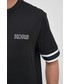 T-shirt - koszulka męska Michael Kors t-shirt bawełniany kolor czarny z aplikacją