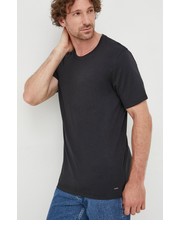 T-shirt - koszulka męska MICHAEL  t-shirt bawełniany (3-pack) kolor czarny gładki - Answear.com Michael Kors