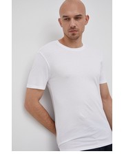T-shirt - koszulka męska MICHAEL  t-shirt bawełniany (3-pack) kolor biały gładki - Answear.com Michael Kors