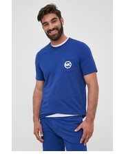 T-shirt - koszulka męska t-shirt bawełniany kolor granatowy z nadrukiem - Answear.com Michael Kors