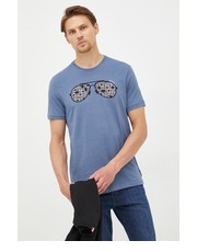 T-shirt - koszulka męska t-shirt bawełniany z nadrukiem - Answear.com Michael Kors