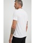 T-shirt - koszulka męska Michael Kors t-shirt bawełniany kolor biały z nadrukiem