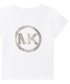 Koszulka Michael Kors t-shirt bawełniany dziecięcy kolor biały