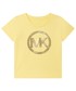 Koszulka Michael Kors t-shirt bawełniany dziecięcy kolor żółty