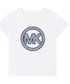 Koszulka Michael Kors t-shirt bawełniany dziecięcy kolor granatowy