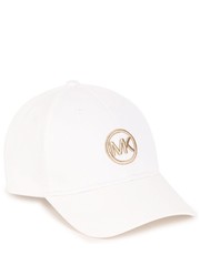 Czapka dziecięca czapka dziecięca kolor biały z aplikacją - Answear.com Michael Kors