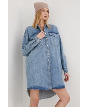 Sukienka sukienka jeansowa mini oversize - Answear.com Noisy May
