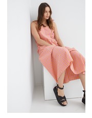 Sukienka sukienka kolor fioletowy maxi rozkloszowana - Answear.com Noisy May