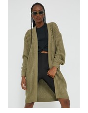 Sweter kardigan damski kolor zielony ciepły - Answear.com Noisy May