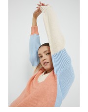 Sweter sweter Veronica damski kolor różowy - Answear.com Noisy May