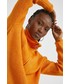 Sweter Noisy May sweter damski kolor pomarańczowy z półgolfem