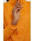 Sweter Noisy May sweter damski kolor pomarańczowy z półgolfem