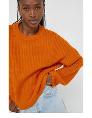 Sweter sweter damski kolor pomarańczowy - Answear.com Noisy May