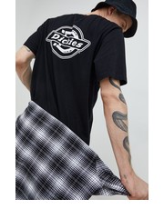 T-shirt - koszulka męska t-shirt bawełniany kolor czarny z nadrukiem - Answear.com Dickies