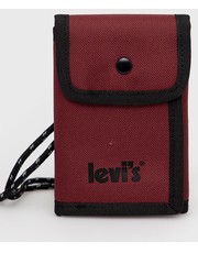 Portfel Levis Portfel kolor bordowy - Answear.com Levi’s