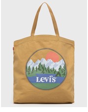 Shopper bag Levis torebka bawełniana kolor beżowy - Answear.com Levi’s