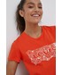 Bluzka Levi’s Levis t-shirt bawełniany kolor pomarańczowy