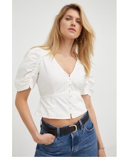 Bluzka Levis bluzka bawełniana damska kolor biały gładka - Answear.com Levi’s