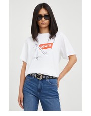 Bluzka Levis t-shirt bawełniany kolor biały - Answear.com Levi’s