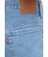 Spodnie Levi’s Levis szorty jeansowe 501 ORIGINAL damskie gładkie high waist